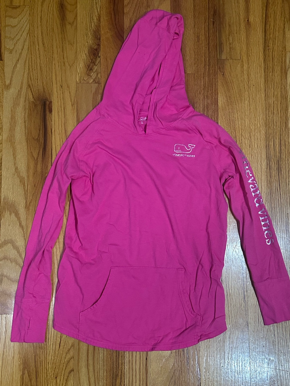 Vineyard Vines Hooded Long Sleeve Girls L(14)